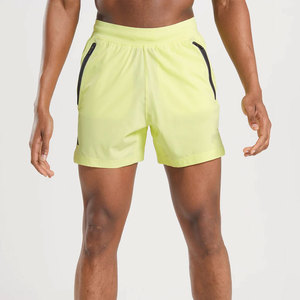 Shorts de sport pour hommes personnalisés avec logo OEM, séchage rapide, taille élastique, couleur unie, pour la course et la gym - Product Image 4