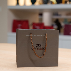 Durable Luxury Paper Bags with Twisted Rope Handles Custom Packaging for Jewelry Boutiques and Brands Wholesale - Product Image 4