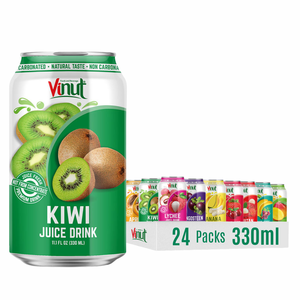 Bebida de jugo de kiwi 330ml sin azúcar, precio de fábrica, OEM/ODM, muestra gratis, fabricante de Vietnam de etiqueta privada - Product Image 1