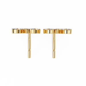 Pendientes de Diamantes Cultivados en Laboratorio con Corte Marquesa y Redondo Únicos, Oro de 14K, Certificados por IGI, para Regalo, Fiesta y Aniversario - Product Image 6