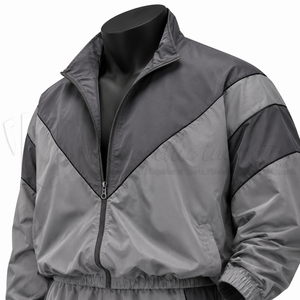 Conjunto Deportivo Personalizado de Chaqueta y Pantalones Cortavientos de Nailon, Ropa Deportiva Ligera, Traje de Entrenamiento de Dos Piezas, OEM, ODM, Venta al Por Mayor - Product Image 6