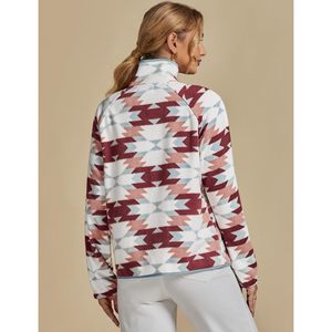 Chaqueta de lana de invierno Reversible para mujer 2025, chaqueta con capucha y botones, bolsillos, abrigo ligero con estampado azteca occidental para - Product Image 1