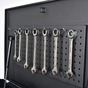 Carro de herramientas rodante de acero con recubrimiento en polvo, 4 cajones, capacidad de 320 kg, con cerradura de bola, CSPS 84 cm, OEM - Product Image 4