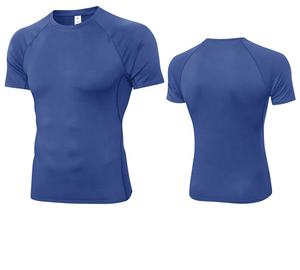 T-shirt de sport pour homme, course à pied, logo personnalisé, haute qualité, col rond, grande taille, écologique, séchage rapide, coupe ample - Product Image 2