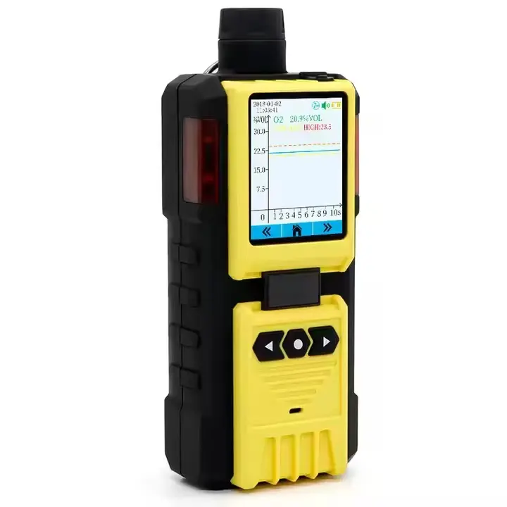 Lango Mining CE approved portable multi industrial hydrogen 4 in 1 gas detector CO CO2 O2 CH4 ammonia gas detector