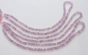 ลูกปัดอะมีทิสต์สีชมพูทรงสี่เหลี่ยมขนาด 4-5 มม. ลูกปัดอะมีทิสต์สีชมพูทรงเหลี่ยมเรียบเนียน ขนาด 16 นิ้ว อะมีทิสต์ธรรมชาติ - Product Image 2