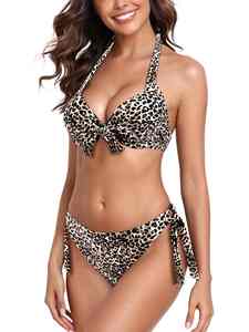 Conjunto de Bikini con Estampado de Sublimación de Alta Calidad, Textura Sofisticada, Traje de Baño de Dos Piezas con Aspecto de Alta Gama para Mujer - Product Image 5