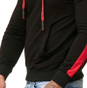 Sweat à capuche streetwear pour homme en molleton de coton premium, manches longues, imperméable, écologique, avec poche zippée, anti-plis et respirant - Product Image 6
