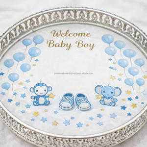 ถาดเงินเยอรมัน ดีไซน์สั่งทำได้ สไตล์ร่วมสมัย สำหรับงานเลี้ยงและของขวัญ JM INTERNATIONAL JM-2031 - Product Image 1