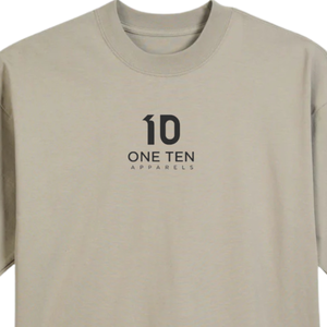 เสื้อยืดโอเวอร์ไซส์ทรงบ็อกซี่ สีเนื้อ ผ้าฝ้ายพรีเมียม ทรงหลวม แขนสั้น สไตล์ลำลอง สตรีทแวร์ เสื้อเปล่า รับสกรีนลาย - Product Image 3