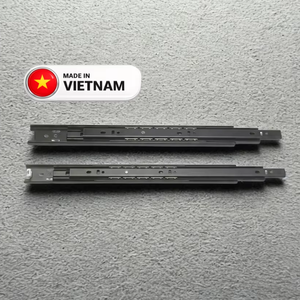 Correderas de Acero Modernas de Extensión Total de 3 Secciones con Cierre Automático de 45mm para Montaje Inferior, Ideales para Muebles de Cocina, Apartamentos, Hospitales y Hogares - Product Image 1