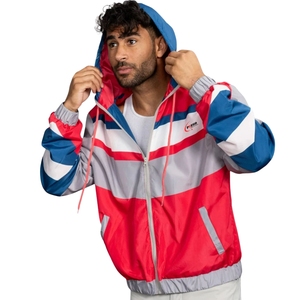 Veste Homme Vintage 2025 Color Block Légère Brodé Hiver Mode Urbaine Haut de Gamme Vente en Gros OEM - Product Image 3