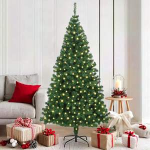 Albero di Natale artificiale verde da 70,87 pollici con 300 LED - Product Image 1