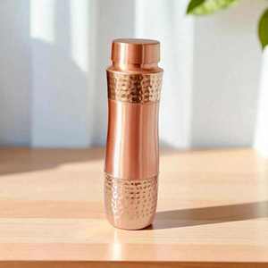 <b>Copper</b> Water <b>Bottle</b> Set Handmade Solid <b>Copper</b> <b>Drinking</b> <b>Bottles</b> With Lids Portable Travel Use Vintage Design Home Use - Product Image 5