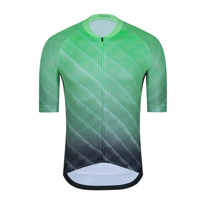 Maillot de cyclisme personnalisé à manches courtes, chemises de vélo à fermeture éclair intégrale, vêtements de cyclisme avec 3 poches - Product Image 2