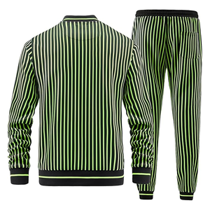 Men's Custom 2-Piece Cotton Tracksuit | Premium Heat Press Graphic Streetwear <b>Set</b> - Product Image 2