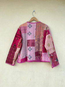 Edredón Acolchado Hecho a Mano en India, 100% Algodón Ecológico, Antiarrugas, Transpirable, de Secado Rápido, con Estampado Digital, Bolsillo Frontal y Botones Cubiertos - Product Image 3