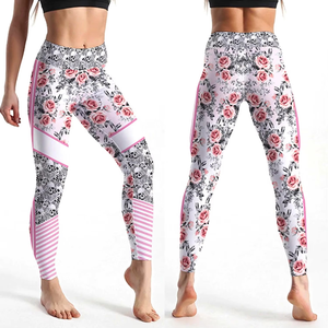 Leggings élégants et confortables pour femmes, taille mi-haute, pour l'exercice, le yoga, les entraînements, décontractés, séchage rapide, en Spandex/Nylon, longueur intégrale - Product Image 6