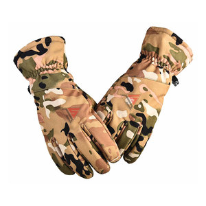 Gants de ski pour homme, mode, hiver, thermiques, imperméables, tissu 100% polyester avec doublure en cachemire pour le cyclisme en plein air - Product Image 3