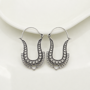 Pendientes de Aro Bohemios, Chapados en Oro, de Latón, con Diseño de Ondas en Tono Plateado y Dorado, Joyería de Moda Unisex - Product Image 5