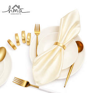 Handcrafted Brass Bee Napkin Ring Set Elegant Table Setting Holder Decorative Dining Napkin Accessory for Wedding and Home Decor - Product Image 5