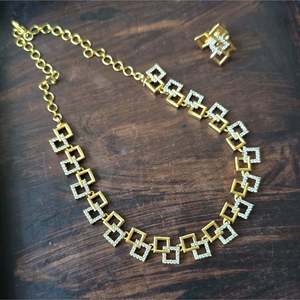 American Diamond Fashion Necklace Set - Product Image 1
