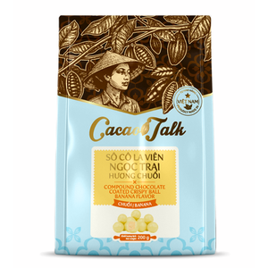 Venta Directa de Fábrica, Bolas Crujientes de Chocolate con Banana, Envío Global, Servicio HALAL OEM/ODM, Decoración para Pasteles - Product Image 1