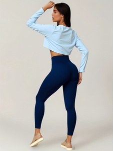 Conjunto de Yoga de Tres Piezas para Mujer, Leggings que Absorben la Humedad, Sujetador Deportivo, Chaqueta, Ropa Deportiva para Entrenamiento - Product Image 2