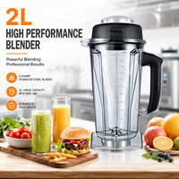 Yihouse PB-X30 Mixeur Électrique 2L avec Lame en Acier Inoxydable et Bol en Plastique - Durable et Résistant à l'Eau