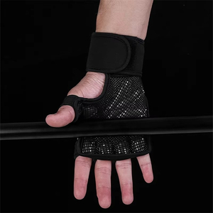 2026 Breathable Half Finger <b>Weight</b> Lifting Gloves Gym Fitness Workout <b>Training</b> Wrist Support Gloves for Men Women - Product Image 5