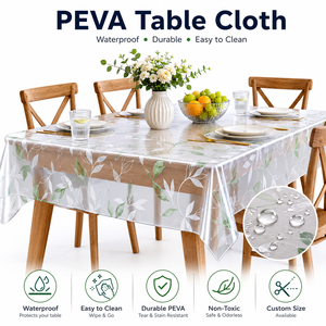 PROLINE <b>Round</b> Polyester 120-Inch Wedding & Event <b>Tablecloth</b>-Waterproof Wrinkle Resistant Eco-Friendly Disposable Washable - Product Image 1