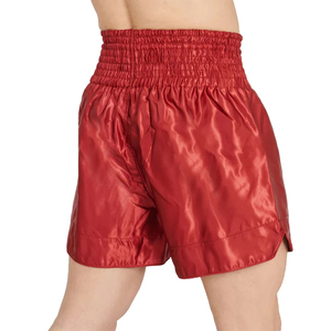 Shorts de boxe décontractés pour hommes, personnalisés, de haute qualité, respirants, en toile, taille haute, avec cordon de serrage, services OEM, pour adultes, en polyester lavé - Product Image 5