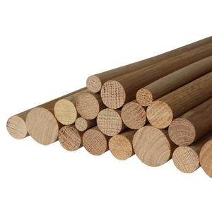 Solid Wood Dowel Rods Polished Round Wooden Sticks Handmade for <b>Crafts</b> Cross Furniture Making Home Decoration - Product Image 2