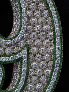 จี้เงินประดับเพชรโมอิสซาไนต์สี D ระดับความสะอาด VVS สไตล์ฮิปฮอป พร้อมจี้ตัวเลขแร็ปเปอร์สุดเท่ - Product Image 2