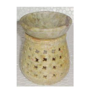 Indian Manufacturer Of Beautiful Aroma Oil Burner for Yoga <b>Centre</b> and Home Decoration In Rounded Shape With Natural Soapstone - Product Image 4
