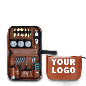 Ensemble d'accessoires de golf personnalisables en cuir PU souple, imperméable, de qualité exceptionnelle, très vendu et à prix compétitif - Product Image 1