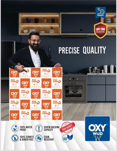 Panneau de porte WPC, panneau composite bois-plastique, feuille stratifiée intérieure/extérieure pour usage domestique, bureau, décoration murale et portes. - Product Image 5