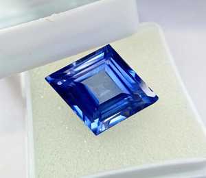 พลอยแซฟไฟร์สีน้ำเงินธรรมชาติทรงแฟนซีจาก Zubeda Gems พลอยหลวมสำหรับคนเกิดเดือนกันยายน ได้รับการรับรองจาก IGI คุณภาพพรีเมียมสำหรับทำเครื่องประดับ - Product Image 2