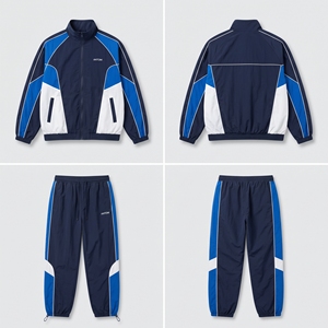 Fabricante de Trajes Deportivos Personalizados de Poliéster con Memoria, Cortavientos - Fabricante OEM al por Mayor con MOQ Bajo, Ropa Deportiva B2B - Product Image 2