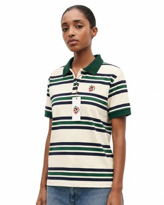 Polo pour femme à manches courtes, design personnalisé, best-seller, service OEM, polo pour femme tendance - Product Image 3
