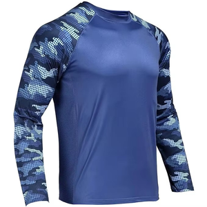 Servicio OEM, impresión personalizada de camisetas, camiseta de compresión para hombre, logotipo personalizado, camiseta deportiva de manga larga con cuello redondo. - Product Image 1