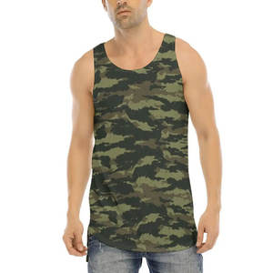Nouveau débardeur imprimé sérigraphié de style unique, de haute qualité, sans manches, 100% coton, séchage rapide, respirant, écologique pour hommes - Product Image 2