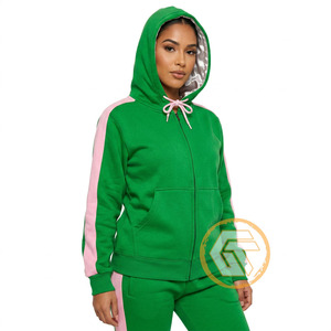 Chándal Deportivo Personalizado de Algodón y Felpa con Bordado de Alpha Kapa, para Mujer, Talla Grande, Transpirable, para Invierno - Product Image 4