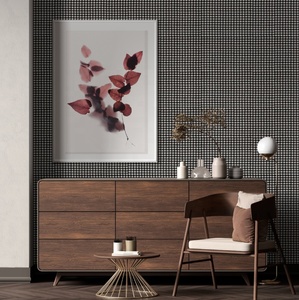 วอลเปเปอร์พีวีซีไวนิลเป็นมิตรต่อสิ่งแวดล้อมสำหรับใช้ในการตกแต่งบ้านดีไซน์ทันสมัยลายสก็อต - Product Image 3