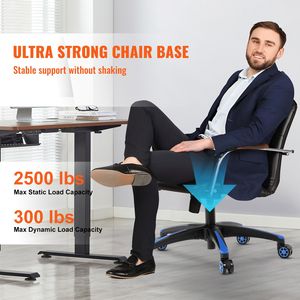Base di Ricambio Universale per Sedia da Ufficio 28 Pollici, Carico Statico 2500 Libbre, Rotelle per Sedia da Scrivania e Sgabello - Product Image 2