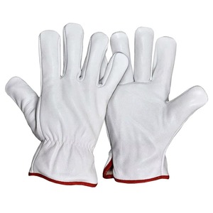Leather Work <b>Gloves</b> Driver <b>Gloves</b> for Truck Driving Warehouse Gardening Farming Heavy Duty - Product Image 3