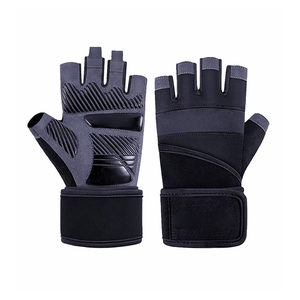 Gants de fitness demi-doigts pour hommes et femmes, gants respirants et absorbants la transpiration pour le cyclisme en extérieur, gants anti-transpiration longs - Product Image 2