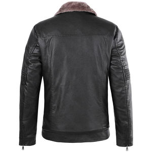 Chaqueta de piel de cocodrilo con estilo para hombre, chaqueta de cuero al por mayor, chaqueta de cuero genuino a medida para hombre, chaqueta de cuero con cuello alto. - Product Image 3