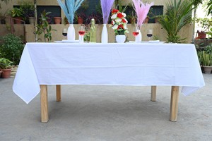 Large Cotton Tablecloth Wrinkle Free Classic Tableware for Home Hotel Restaurant Cafe <b>Kitchen</b> and Dining Farmhouse Decor - Product Image 4