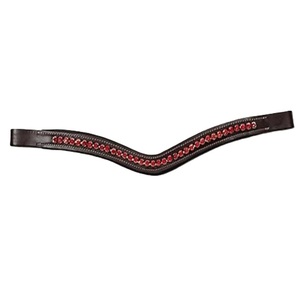 Nouvelle sangle de tête de cheval en cuir, design personnalisé, bleu et or, ornée de cristaux et de strass, chaîne métallique, forme incurvée, pour bride, toutes tailles. - Product Image 2